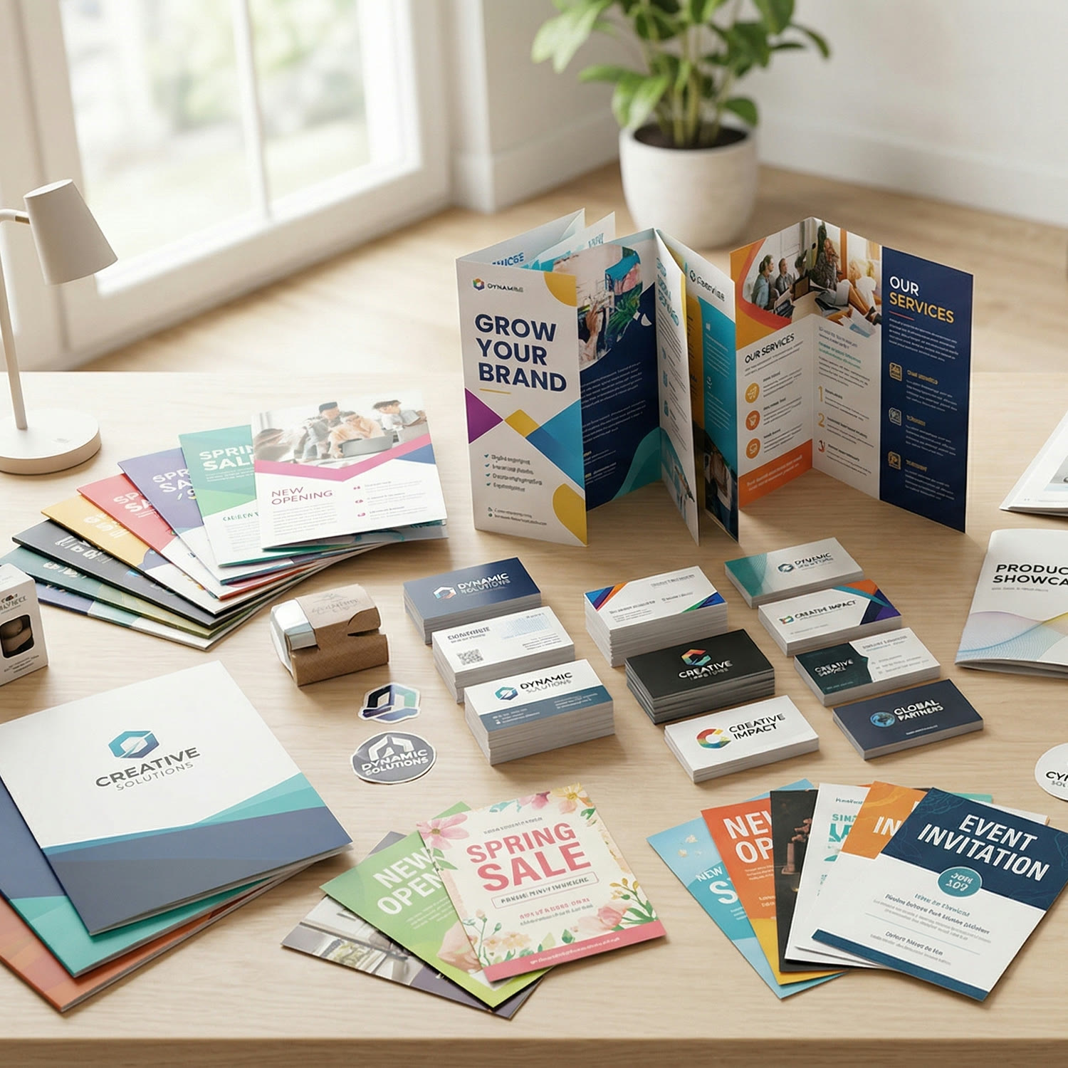 Business & marketing materials