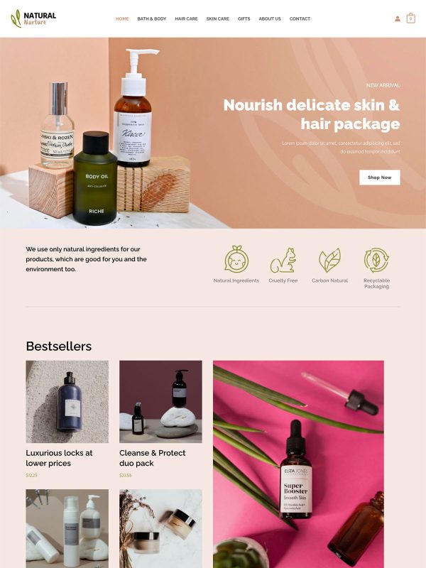Beauty Products Store